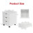 3-Drawer Vertical Filing Cabinet With Casters (Non-Assembled)-898427394