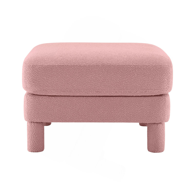 Mignon repose-pieds en polyester (un seul repose-pieds), Rose