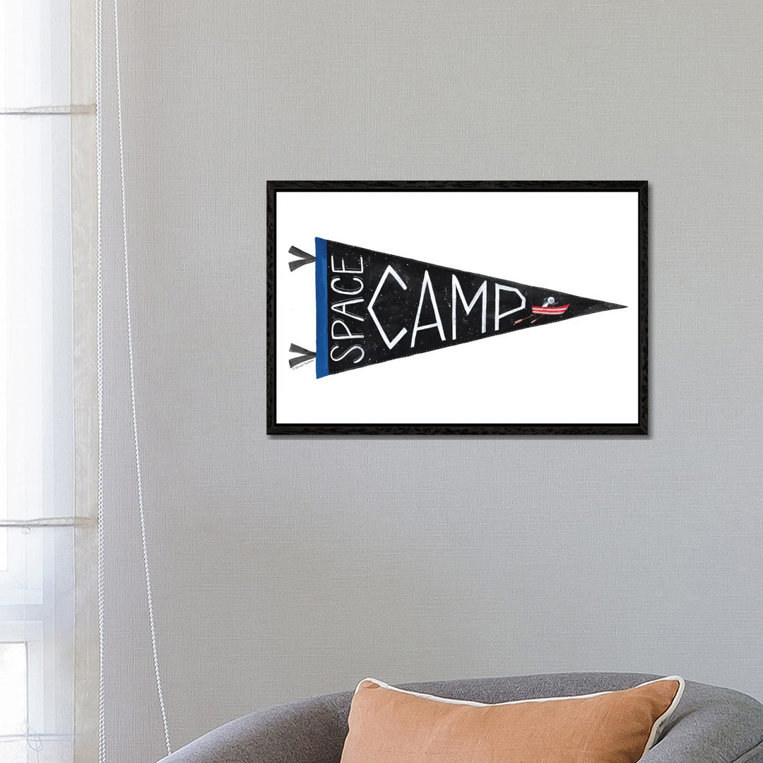 Space Camp Wimpel von Rachel Nieman - Galerie-verpackte Leinwand Giclée auf Leinwand