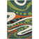 Jorie Abstract Handmade Tufted Wool Blue/Green Area Rug