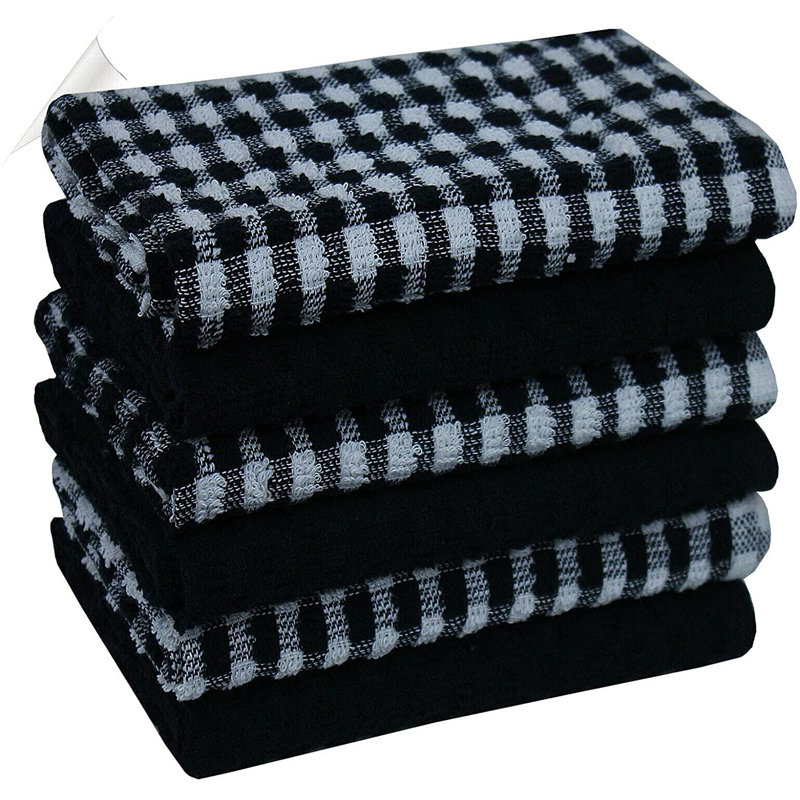 6 Pieces Tea Towei, Navy