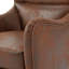 Chaise cloutée à oreilles avec garniture cloutée pour le salon, le bureau et la chambre à coucher