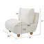 Chaise d'appoint rembourrée moderne Vernon avec silhouette courbée, coussins de dossier doubles et pieds en bois-129452198-129452201