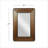 Donte Solid Wood Rectangle Wall Mirror