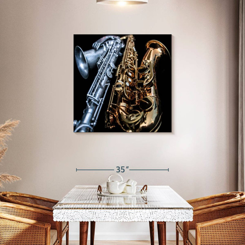 Abarca Saxophone Duo, 36" H x 36" W