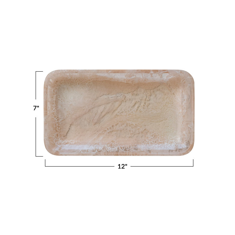 Wrought Studio Jhoselyn Marble Tray