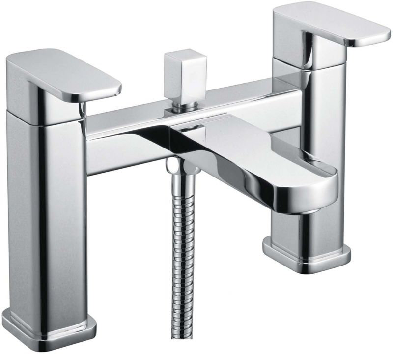 Deck Tub Spout Bath Filler with Diverter