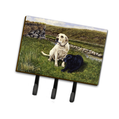 Organisateur mural avec crochets pour clés Labradors
