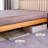 Foldable Stackable Under Bed Storage Box, Oxford Cloth Sturdy Under Bed Container, Grey