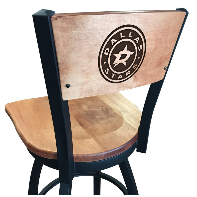 Tabouret de bar pivotant NHL, Érable moyen, Dallas Stars