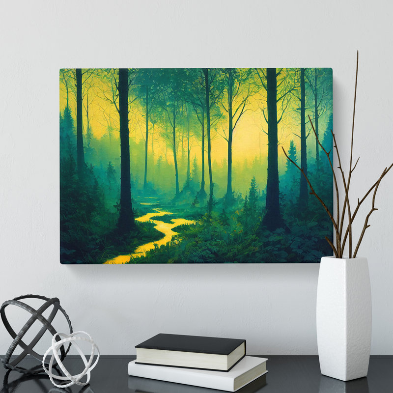 Summer Forest Pathway Vol.4 - Wrapped Canvas