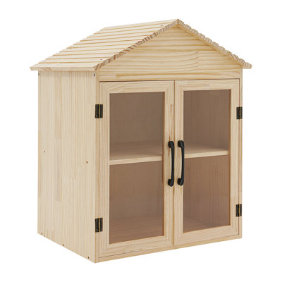 Petite armoire à livres en bois