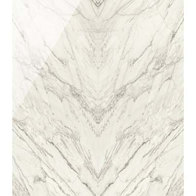 Carreau de porcelaine poli JM Forte Bookmatch B pour plancher et mur (48 po x 110 po)
