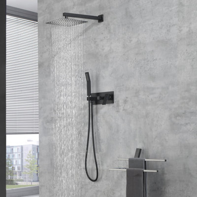 Luxury Rain Shower System with Handheld Sprayer