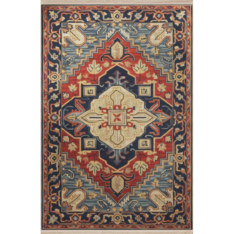 Walerij Moroccan Indoor / Outdoor Rug, Rectangle 5'2" x 7'11"