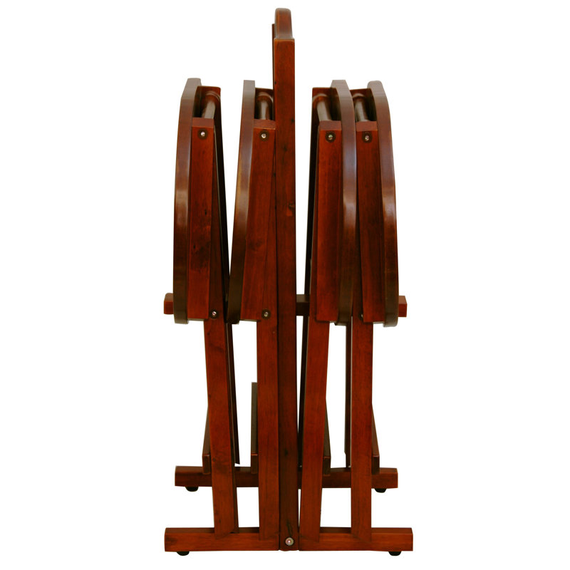 Dianah Tray Table Set, Honey