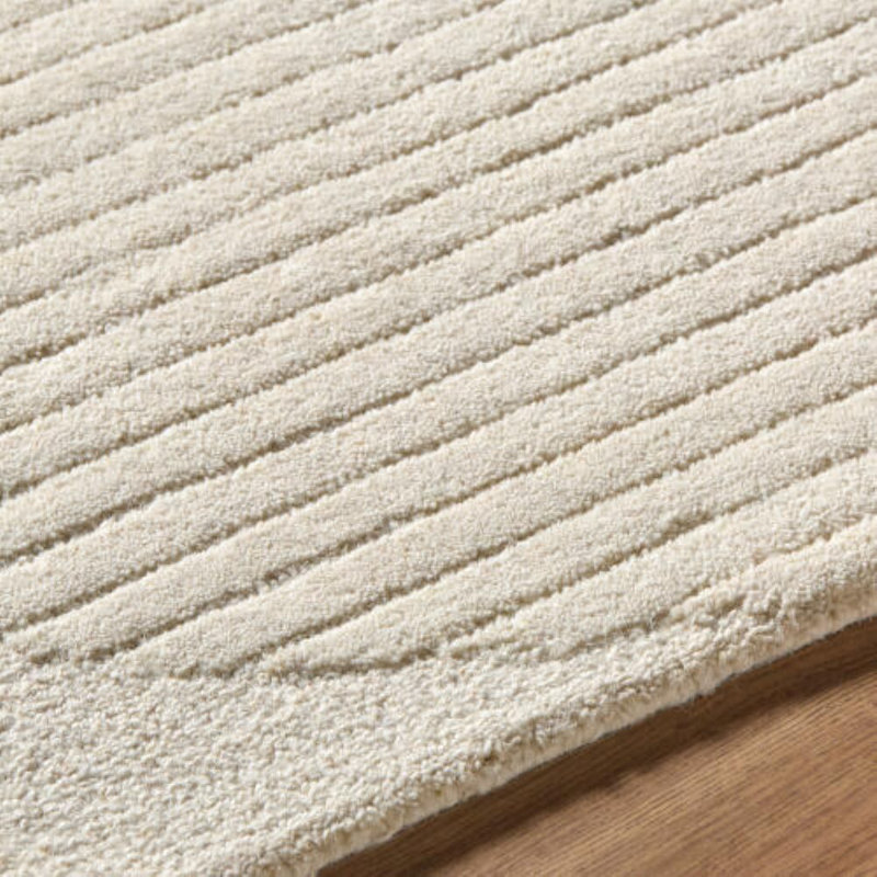Tapis d'intérieur touffeté à la main Tate, Rectangle 6 pi x 9 pi