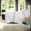 Ensembles de literie avec couette texturÃ©e, en microfibre, style shabby chic pour toutes les saisons
