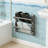 Bathroom Slipper Rack Wall-Mounted Foldable Shoe Rack Wall-Mounted Slipper Rack for Bathroom Entryway