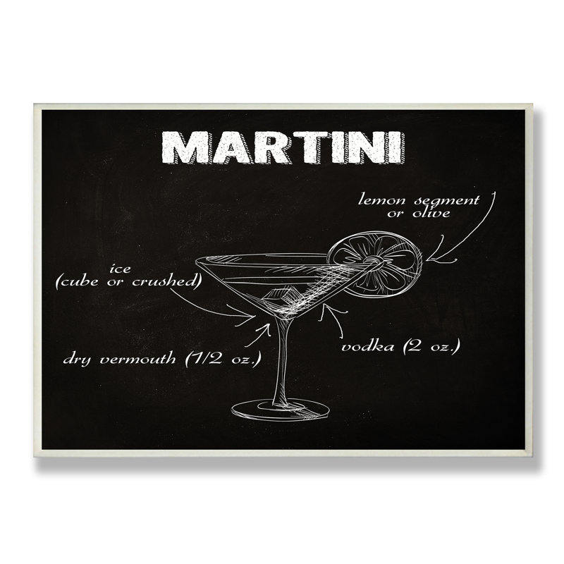 Art mural numérique Ehme «Classic Martini»