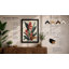 Red Flower Spikes Botanical - Framed Print-1102773252-1102773273