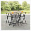 Ensemble de 4 plateaux télé pour manger avec support, table pliante Snack Trailer-487929206-487929209
