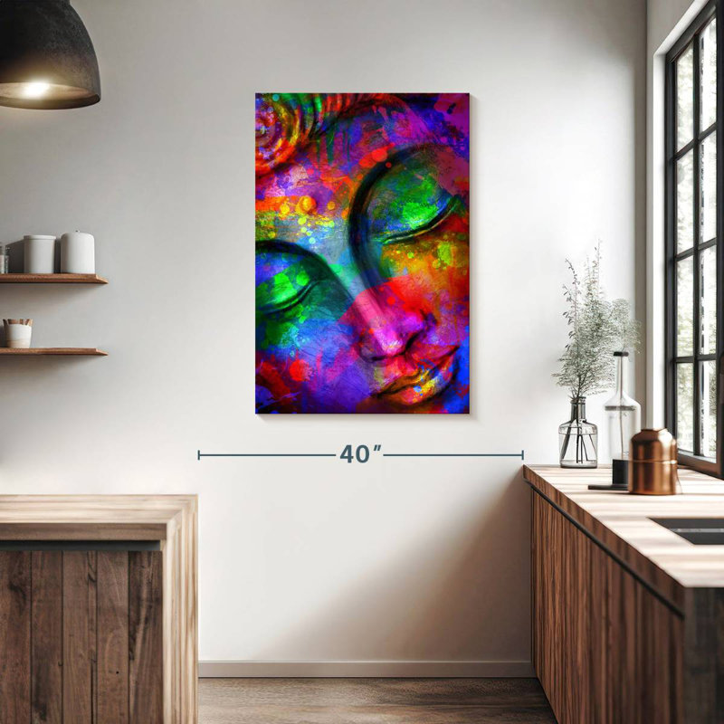 Buddha Color, 39" H x 26" W