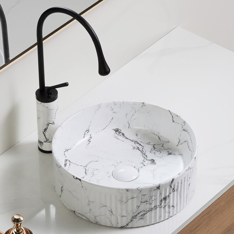 Lavabo rond, vasque pour salle de bain