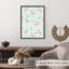 Animaux, motif de flamants roses II, reproduction d'art sans cadre-293918994
