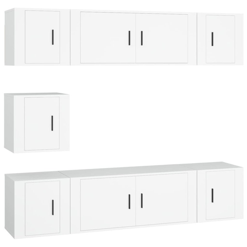 Alsen Unfinished Floating TV Stand for TVs up to 78", White