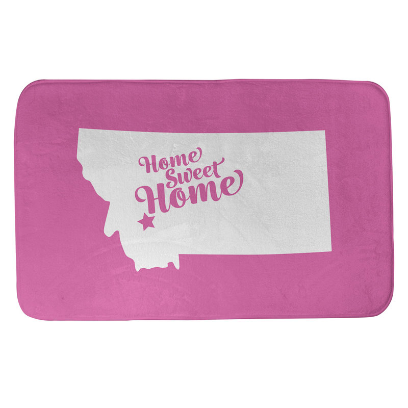 Tapis pour salle de bain butte doux, l 17 po x L 21 po, Rose