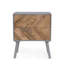 Commode à 2 tiroirs en bois / MDF, table de chevet