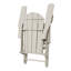 Chaise Adirondack d'extérieur réglable et pliante avec repose-pieds dissimulé et table d'appoint ronde-1283434919