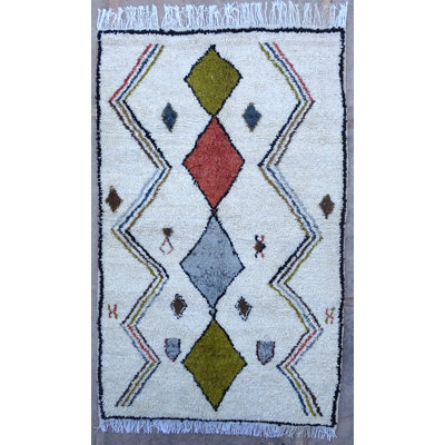 Moroccan Hand Woven 140cm X 230cm Area Rug