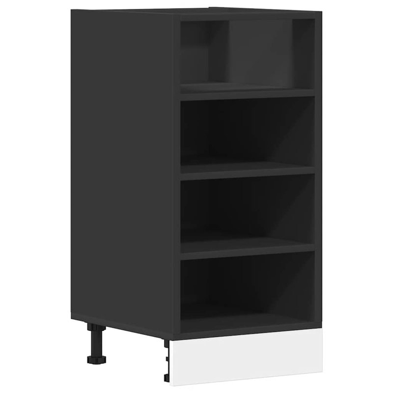 Bottom Cabinet Riga, Black