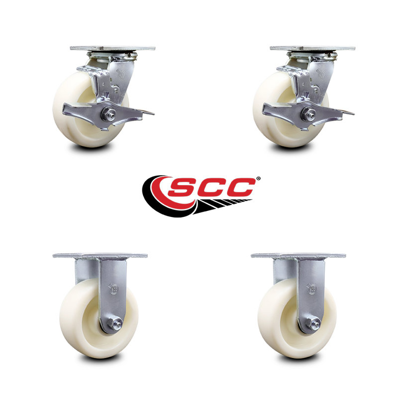 4 Piece Nylon Caster Set