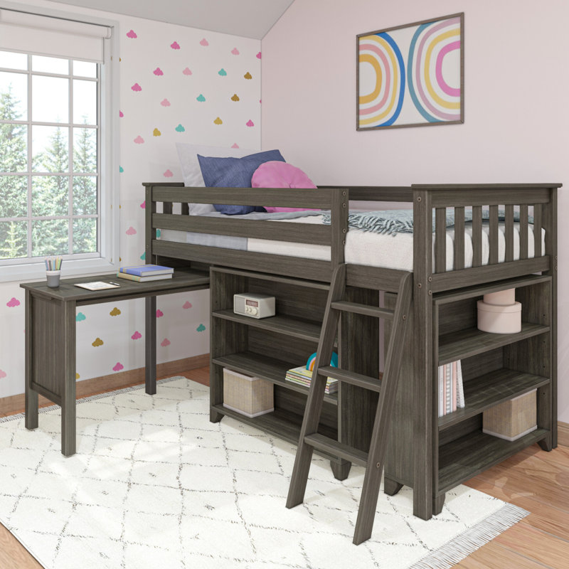 Lit pour enfants Jernisha, Argile