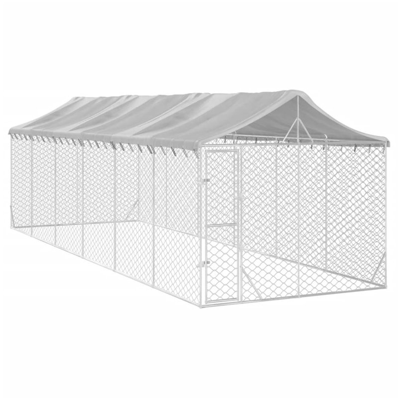 Retta 250cm H Metal Yard Kennel, 2.5m H x 9m W x 3m D