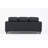 Absarokee 3 Seater Sofa Faux Leather