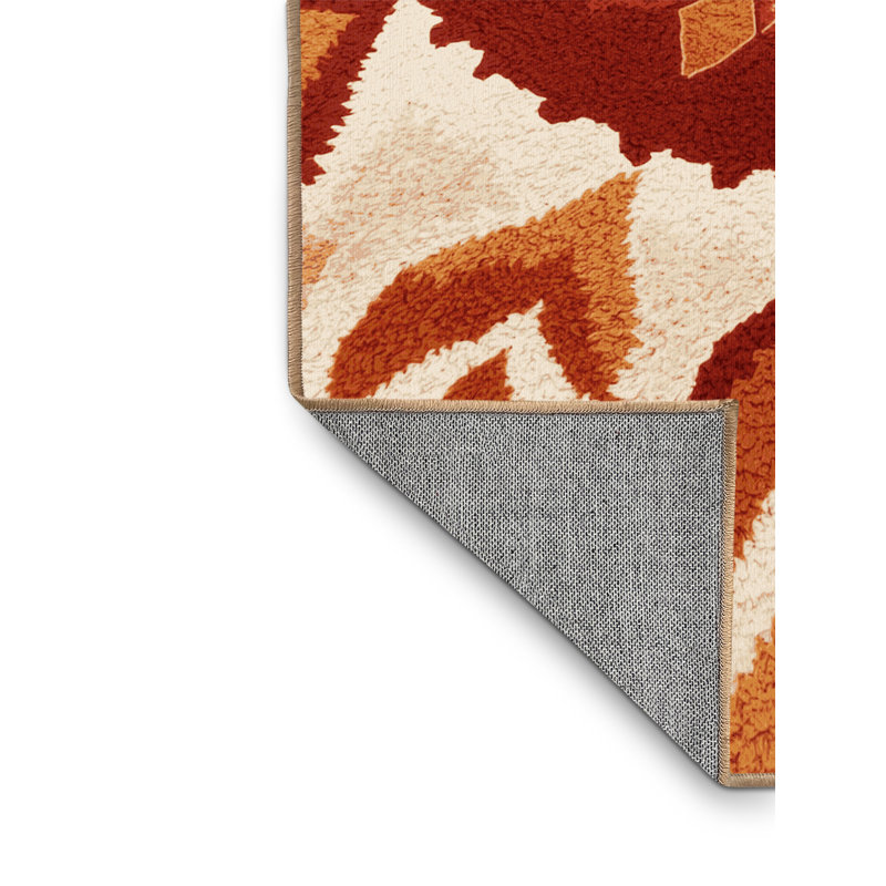 Tapis marocain bohème Calhoun lavable à la machine - brun clair, 5 x 7