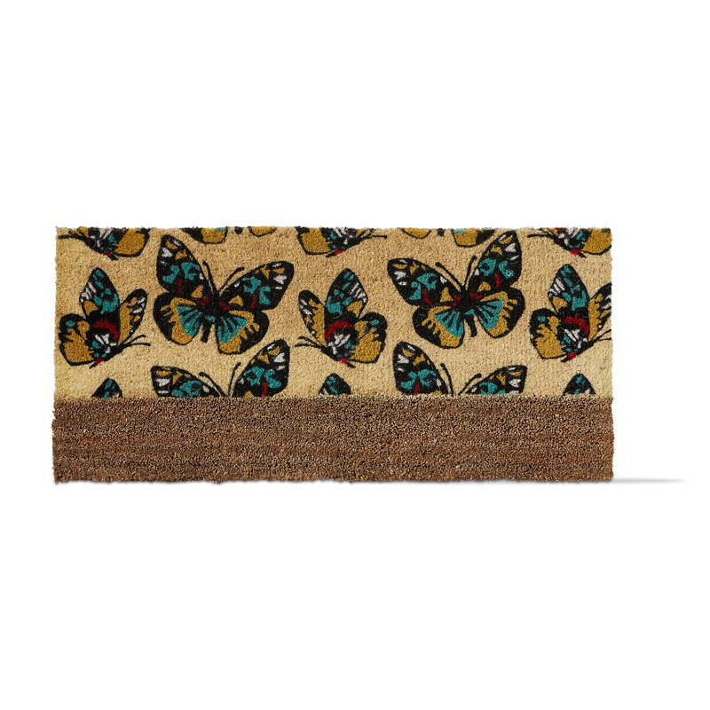 Paillasson d'intérieur 30 po x 18 po Dazacha Butterfly Estate