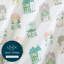 Ensemble de draps imprimés Lenox 6 pièces, draps doux et confortables, imprimés élégants, entretien facile, certifié OEKO-TEX, motif « Scattered Spice Village », taille Queen-134023906-134023910
