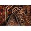 Tapis semi-antique en laine 3x5