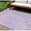 Tapis lavable abstrait mauve 9 'X 12'