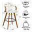 Ensemble de 4 tabourets modernes pivotants rembourrés 30 po-124579614-124579610-124579608