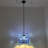 Tiffany Pendant Lighting Plug in Stained Glass Baroque Style LED Bulb Included 12”W*12”D*60”H-1719750197-1719750196