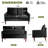 56" Velvet Sofa For Small Spaces, Compact Living Room & Apartment Furniture, Easy To Clean And Space Saving Design-685734019