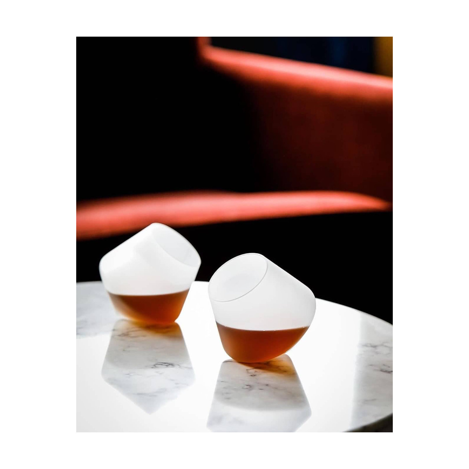 Cupa-Rocks 9.25 oz. Lead Free Crystal Snifter, Frosted