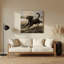 «Dogs Irish Water Spaniel», art mural en métal brun-822178530
