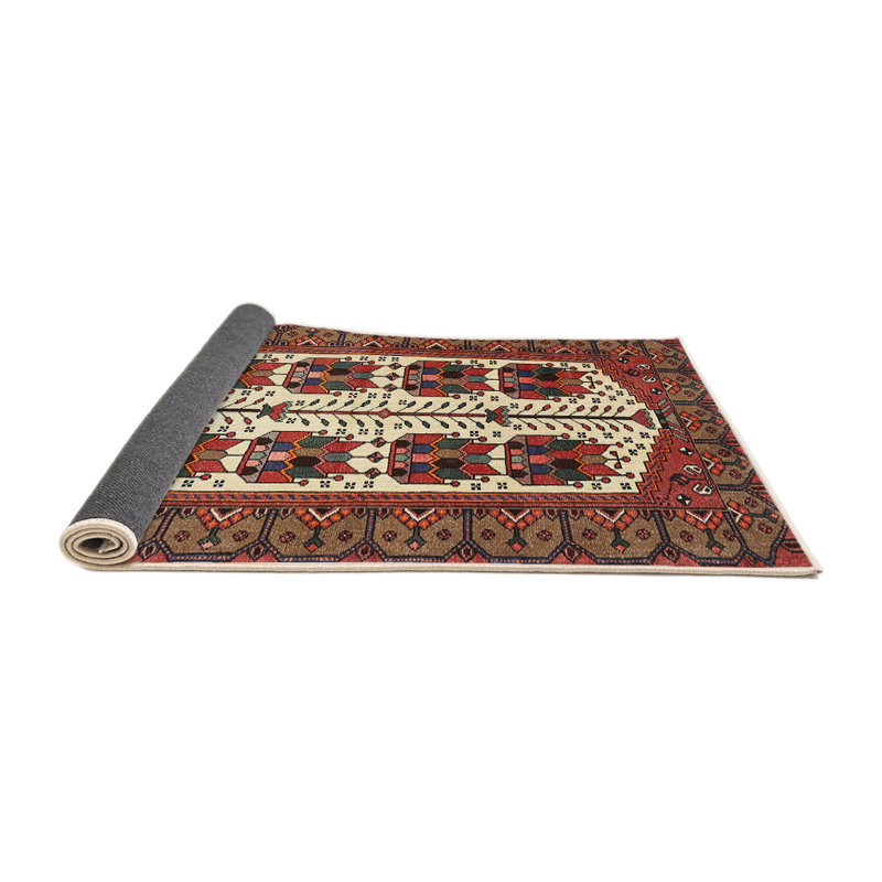 Tapis brun Southwestern, Rectangle 5 pi x 7 pi